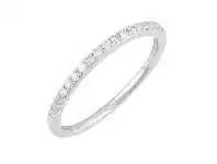 Bevilles Jewellery Love by Michelle 18ct White Gold 0.16ct Diamond Ring offer