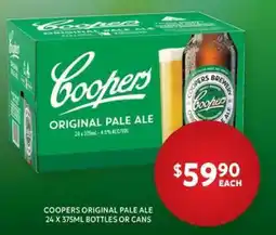 Harry Brown Coopers Original Pale Ale offer