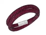 Bevilles Jewellery Swarovski Stardust Fuchsia Double Bracelet offer