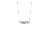Sterling Silver Filigree Lucky Rings Necklace