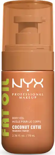 Priceline NEW NYX Professional Makeup Fat Oil Body Oil Coconut Cutie offer