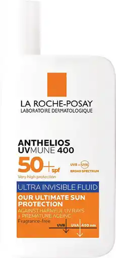 Priceline La Roche-Posay Anthelios UVMUNE 400 Ultra Invisible Fluid SPF+ offer