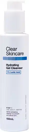 Priceline Clear Skincare Exfoliating Gel Cleanser with 8% Glycolic Acid offer
