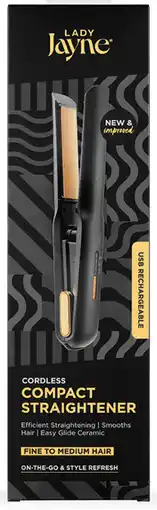 Priceline Lady Jayne Rechargeable Straightener 1 Piece offer