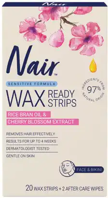 Priceline Nair Sensitive Mini Wax Strips Face & Sensitive Areas offer