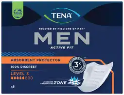 Priceline Tena Men Active Fit Absorbent Protector Level 3 offer