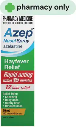 Priceline Azep Nasal Spray Hayfever Relief offer