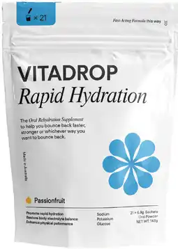 Priceline Vitadrop Rapid Hydration Glucose 21 Sachets offer