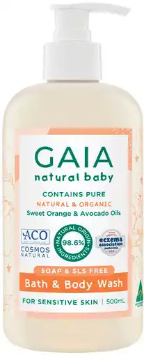 Priceline GAIA Natural Baby Bath & Body Wash offer