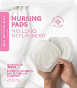 Priceline New Beginnings Regular Bamboo Nursing Pads offer