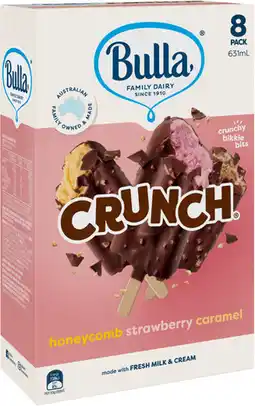 IGA Bulla Ice Cream Sticks Selected Varieties offer