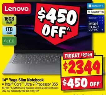 Lenovo 14" Yoga Slim Notebook