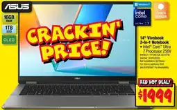 JB Hi-Fi Asus 14" Vivobook 2-in-1 Notebook offer
