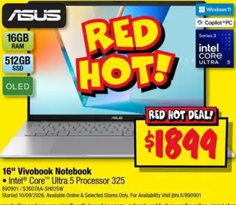 Asus 16" Vivobook Notebook