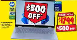 JB Hi-Fi hp 14" OmniBook 5 Flip 2-in-1 Notebook offer