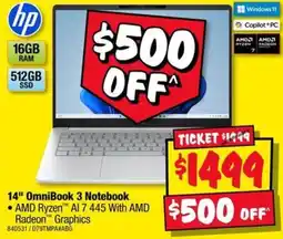 JB Hi-Fi 14" OmniBook 3 Notebook offer