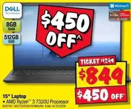 JB Hi-Fi Dell 15" Laptop offer