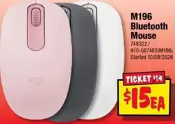 JB Hi-Fi Logitech M196 Bluetooth Mouse offer