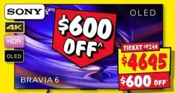 JB Hi-Fi Sony Bravia 6 offer