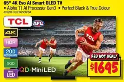 JB Hi-Fi TCL 65" 4K Evo AI Smart OLED TV offer