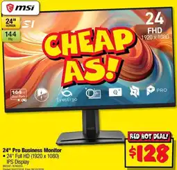 JB Hi-Fi 24" Pro Business Monitor offer