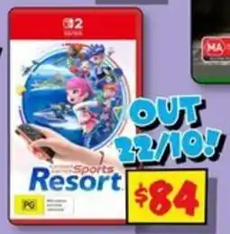 JB Hi-Fi Nintendo Switch Sports Resort offer
