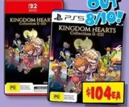 JB Hi-Fi Kingdom Hearts Collection II-III offer