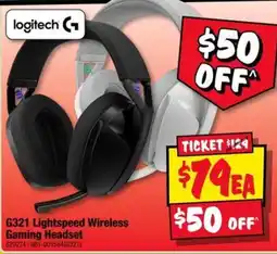 JB Hi-Fi Logitech G321 Lightspeed Wireless Gaming Headset offer