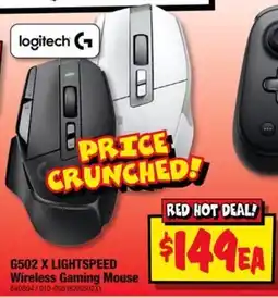 JB Hi-Fi Logitech G502 X LIGHTSPEED Wireless Gaming Mouse offer