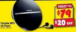 JB Hi-Fi Philips Portable MP3 CD Player offer