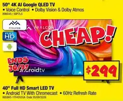 JB Hi-Fi 50" 4K AI Google QLED TV offer