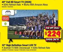 JB Hi-Fi FFALCON 40" Full HD Smart TV offer