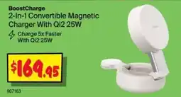 JB Hi-Fi BoostCharge 2-In-1 Convertible Magnetic Charger With Qi2 25W offer