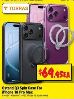 JB Hi-Fi Torras Ostand Q3 Spin Case For iPhone 18 Pro Max offer