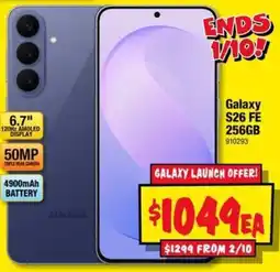 JB Hi-Fi Galaxy S26 FE offer