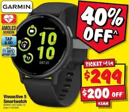 JB Hi-Fi Garmin Vivoactive 5 Smartwatch offer