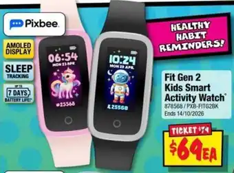 JB Hi-Fi Fit Gen 2 Kids Smart Activity Watch offer