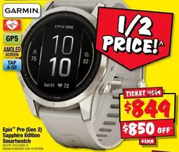 JB Hi-Fi Garmin Epix Pro Gen 2 Sapphire Edition Smartwatch offer