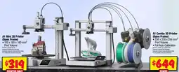 JB Hi-Fi A1 Mini 3D Printer (Open Frame) offer