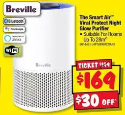 JB Hi-Fi Breville The Smart Air Viral Protect Night Glow Purifier offer