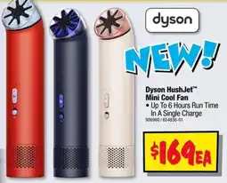 JB Hi-Fi Dyson HushJet Mini Cool Fan offer