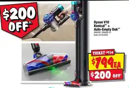JB Hi-Fi Dyson V10 Konical + Auto-Empty Dok offer
