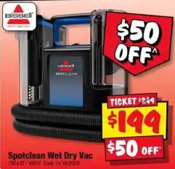 JB Hi-Fi Bissell Spotclean Wet Dry Vac offer