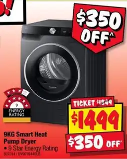 JB Hi-Fi 9KG Smart Heat Pump Dryer offer