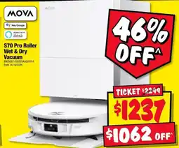 JB Hi-Fi Mova S70 Pro Roller Wet & Dry Vacuum offer