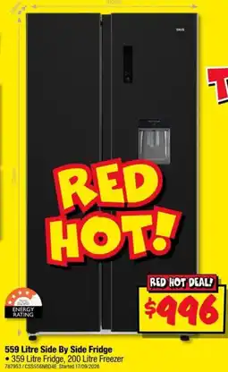 JB Hi-Fi 559 Litre Side By Side Fridge offer