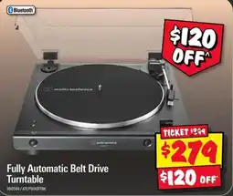 JB Hi-Fi audio-technica Fully Automatic Belt Drive Turntable offer