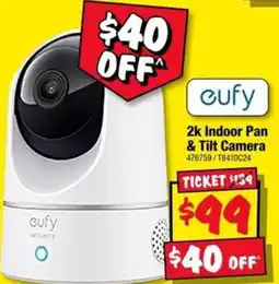 JB Hi-Fi eufy 2k Indoor Pan & Tilt Camera offer