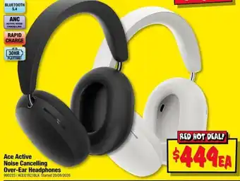 JB Hi-Fi Ace Active Noise Cancelling Over-Ear Headphones offer