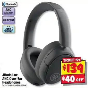 JB Hi-Fi JBuds Lux ANC Over-Ear Headphones offer